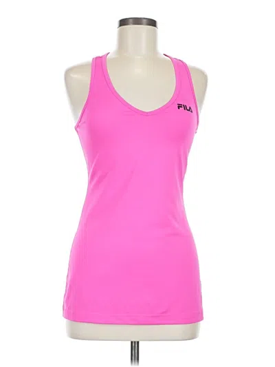 Pre-owned Fila Sport Active Tank Top In Pink