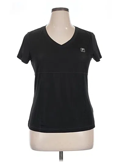 Pre-owned Fila Sport Active T-shirt In Black