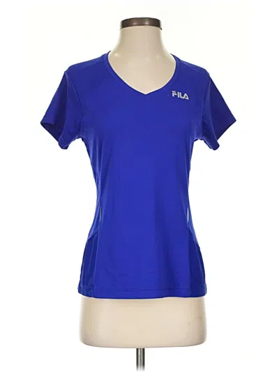 Pre-owned Fila Sport Active T-shirt In Blue