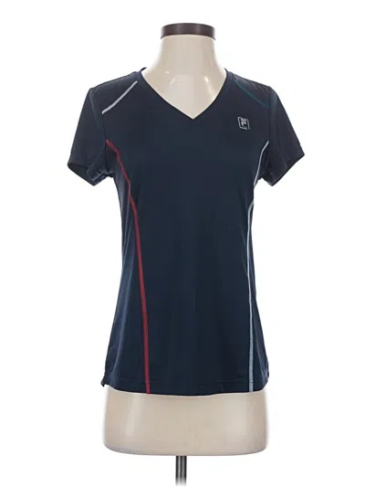 Pre-owned Fila Sport Active T-shirt In Blue