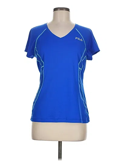 Pre-owned Fila Sport Active T-shirt In Blue