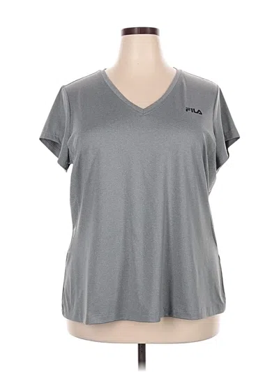 Pre-owned Fila Sport Active T-shirt In Gray