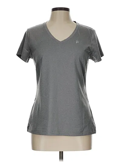 Pre-owned Fila Sport Active T-shirt In Gray