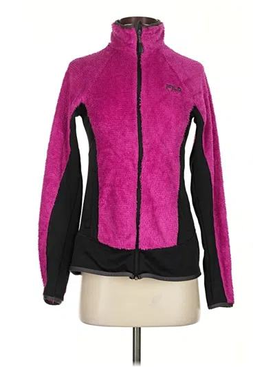 Pre-owned Fila Sport Cardigan Sweater In Pink