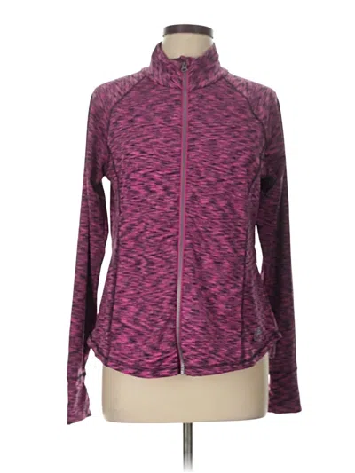 Pre-owned Fila Sport Cardigan Sweater In Purple