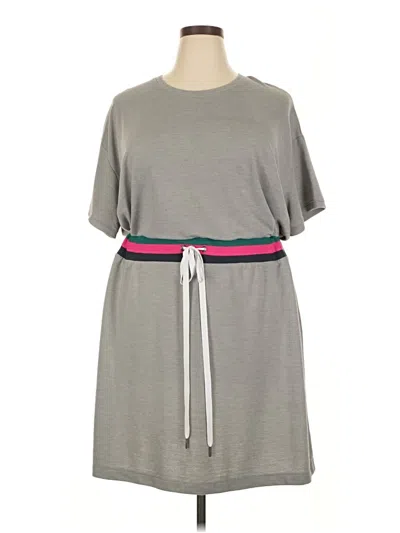 Pre-owned Fila Sport Casual Dress In Gray