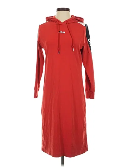 Pre-owned Fila Sport Casual Dress In Red