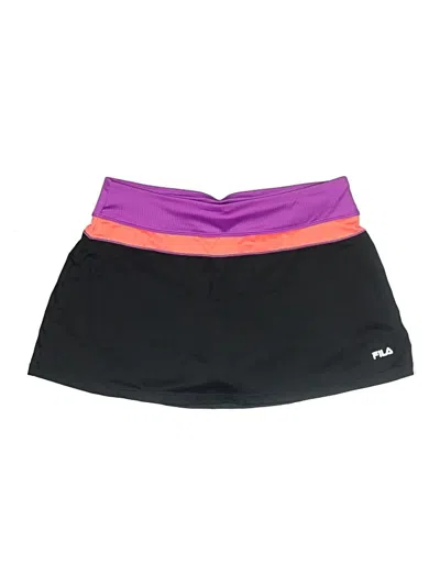 Pre-owned Fila Sport Casual Skirt In Purple