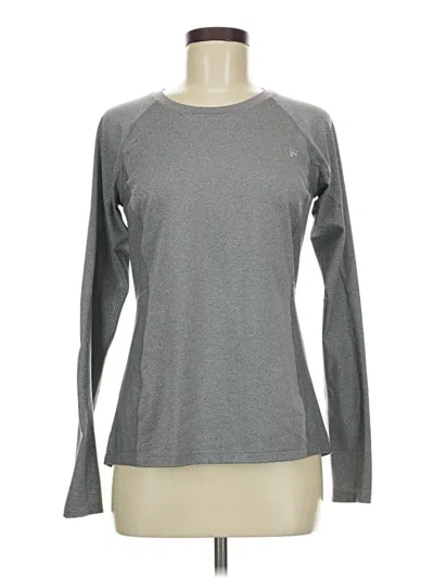 Pre-owned Fila Sport Long Sleeve T-shirt In Gray