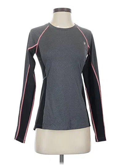 Pre-owned Fila Sport Long Sleeve T-shirt In Gray