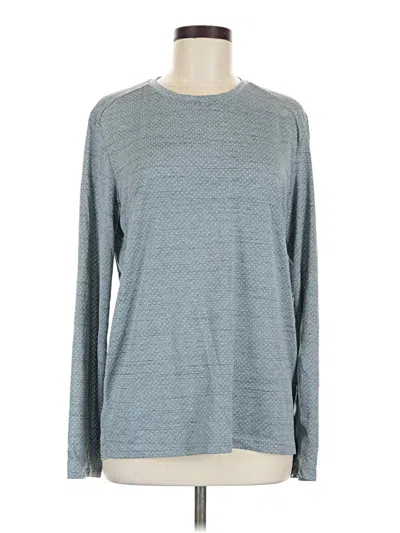 Pre-owned Fila Sport Long Sleeve T-shirt In Gray
