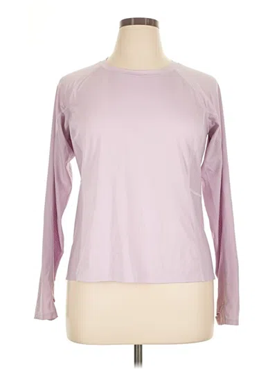 Pre-owned Fila Sport Long Sleeve T-shirt In Pink