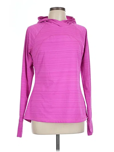 Pre-owned Fila Sport Pullover Hoodie In Pink