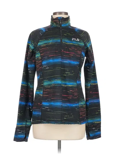 Pre-owned Fila Sport Pullover Sweater In Black