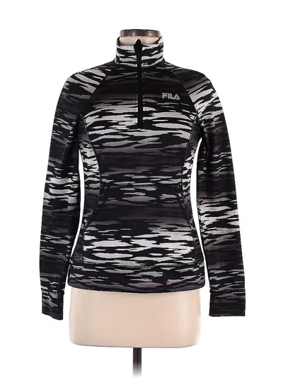 Pre-owned Fila Sport Pullover Sweater In Black