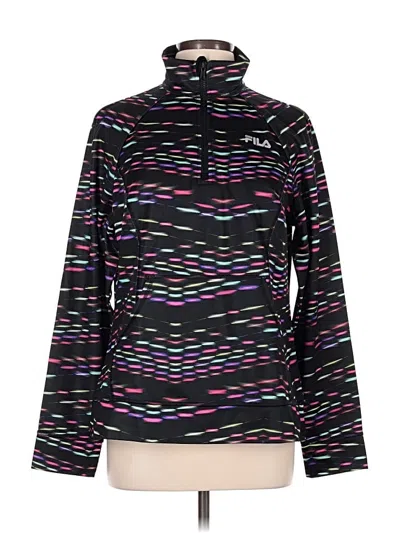 Pre-owned Fila Sport Pullover Sweater In Black