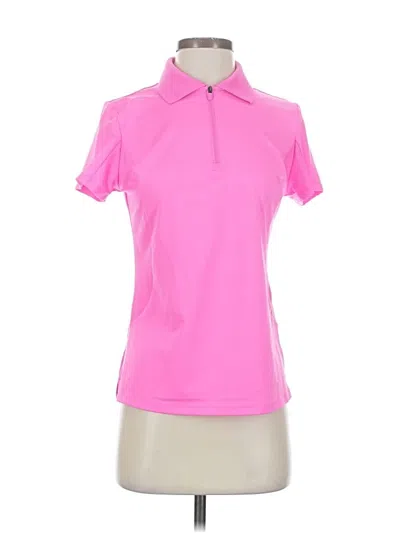 Pre-owned Fila Sport Short Sleeve Polo Shirt In Pink
