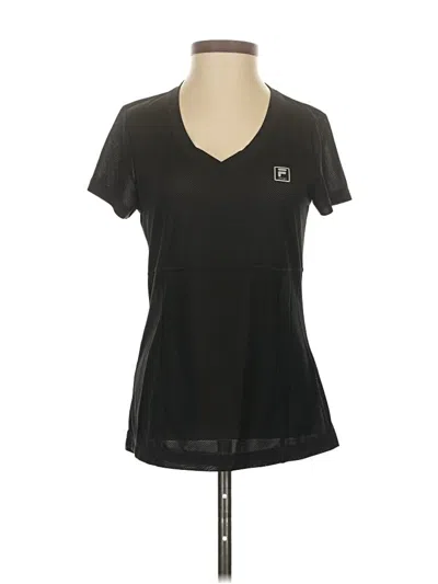 Pre-owned Fila Sport Short Sleeve T-shirt In Black