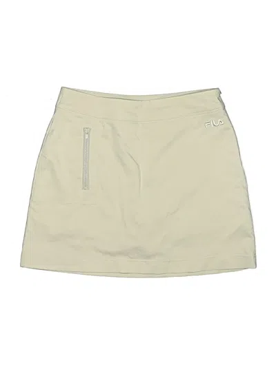 Pre-owned Fila Sport Skort In Ivory