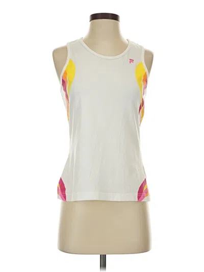 Pre-owned Fila Sport Sleeveless T-shirt In White