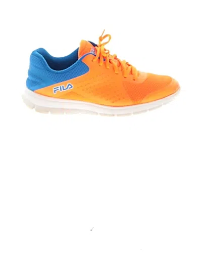 Pre-owned Fila Sport Sneakers In Orange