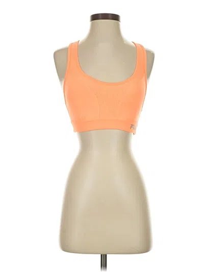 Pre-owned Fila Sport Sports Bra In Orange