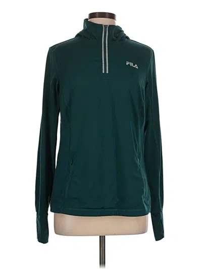Pre-owned Fila Sport Sweatshirt In Teal