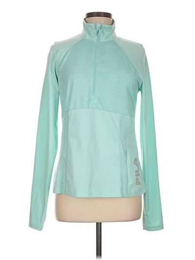 Pre-owned Fila Sport Sweatshirt In Teal