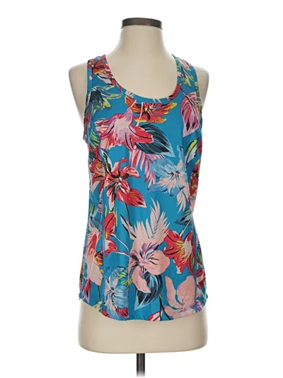 Pre-owned Fila Sport Tank Top Blue Halter Neckline Tops