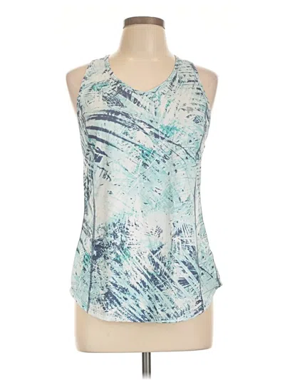 Pre-owned Fila Sport Tank Top Blue Halter Neckline Tops