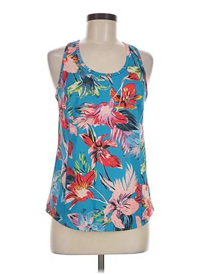 Pre-owned Fila Sport Tank Top Blue Halter Neckline Tops