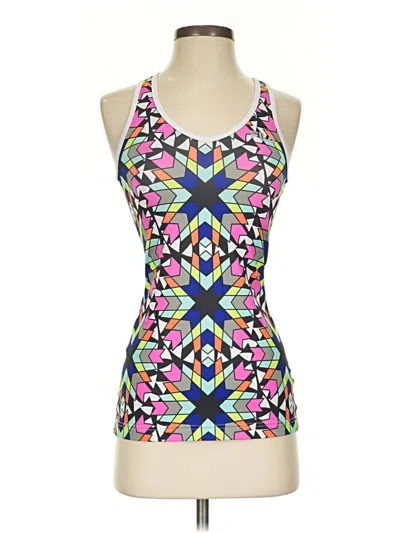 Pre-owned Fila Sport Tank Top Pink Halter Neckline Tops