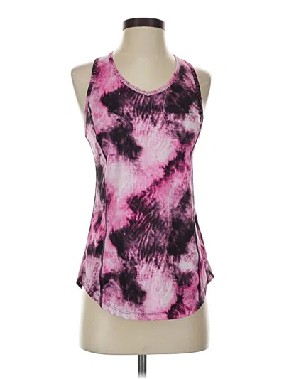 Pre-owned Fila Sport Tank Top Pink Halter Neckline Tops