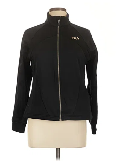 Pre-owned Fila Sport Track Jacket In Black