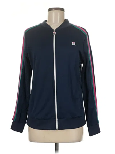 Pre-owned Fila Sport Track Jacket In Blue