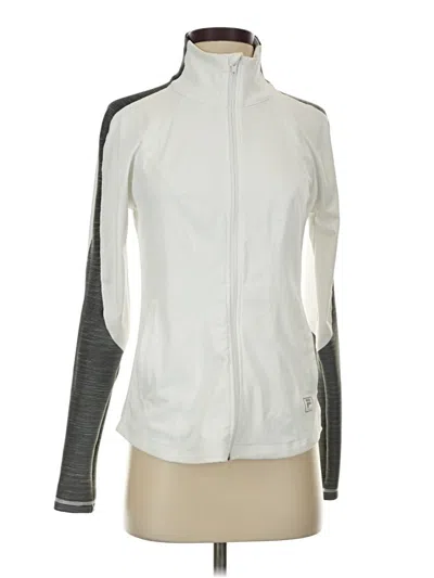Pre-owned Fila Sport Track Jacket In White