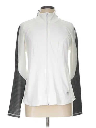 Pre-owned Fila Sport Track Jacket In White