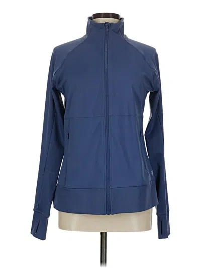 Pre-owned Fila Sport Zip Up Hoodie In Blue