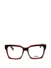 Fila Square-frame Glasses In Black