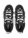 Fila Stackhouse Spaghetti "black/white/black" Sneakers In Black