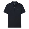 Fila Stand Collar Casual Short Sleeve Polo Shirt Blue In Black