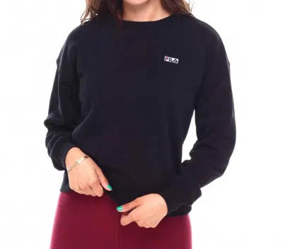 Fila Stina Crewneck Sweatshirt In Black