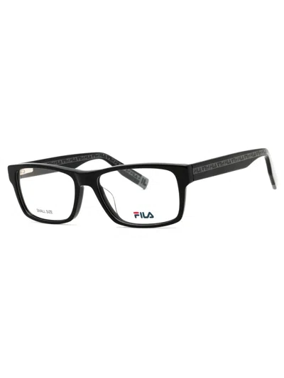 Fila Stylish Eyeglasses For Men - Vfi307 Rectangular Frames In Black