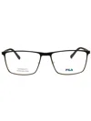 Fila Stylish Rectangular Men's Eyeglasses In Black