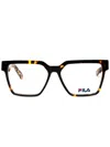 Fila Stylish Rectangular Women's Eyeglasses In Black