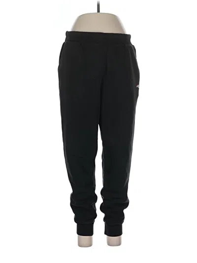 Pre-owned Fila Sweatpants In Black