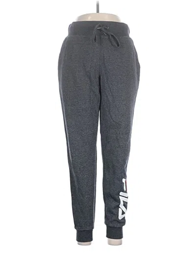 Pre-owned Fila Sweatpants In Silver