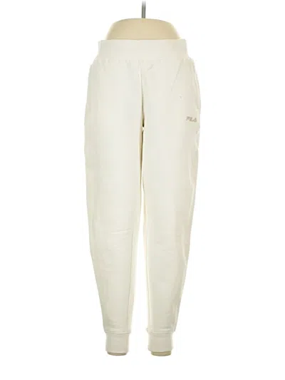 Pre-owned Fila Sweatpants In White