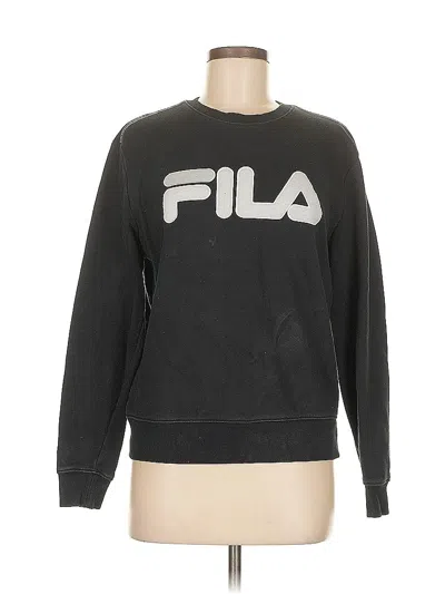 Pre-owned Fila Sweatshirt In Black