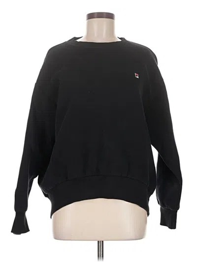 Pre-owned Fila Sweatshirt In Black
